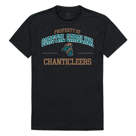 W Republic W Republic Apparel 517-116-E27-03 Coastal Carolina University Property College Tee Shirt - Black; Large 517-116-E27-03